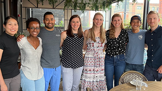 All the PEM Fellows at the Welcome Brunch